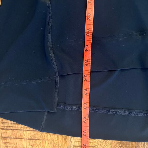 Sympli Energy Sweatshirt Sz 6 Navy Pullover Cowl Tunic Athleisure Travel Stretch - Picture 15 of 15